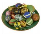 Tipik dekore Paskalya yumurtaları